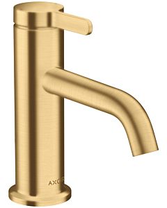 hansgrohe Axor One Wash basin mixer 48001250 projection 130mm, non-closable waste fitting, brushed gold optic