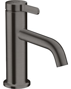 hansgrohe Axor One wash basin mixer 48001340 projection 130mm, non-closable waste fitting, brushed black chrome