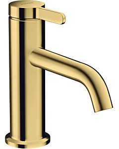 hansgrohe Axor One Wash basin mixer 48001990 projection 130mm, non-closable waste fitting, polished gold optic