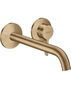 hansgrohe Axor One Finishing set 48120140 Concealed fitting, with lever handle and spout 220mm, brushed bronze
