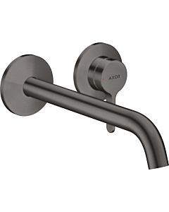 hansgrohe Axor One Finishing set 48120340 Concealed fitting, with lever handle and spout 220mm, brushed black chrome