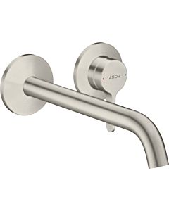 hansgrohe Axor One Finishing set 48120800 Concealed fitting, with lever handle and spout 220mm, stainless steel look