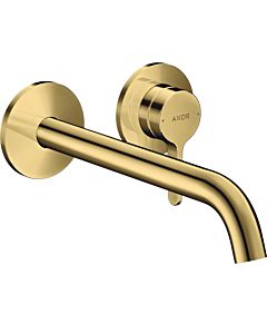 hansgrohe Axor One Finishing set 48120990 Concealed fitting, with lever handle and spout 220mm, polished gold optic