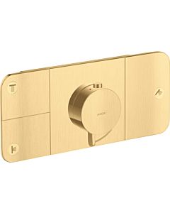 hansgrohe Axor One Fertigmontageset 45713250 Unterputz-Thermostatmodul, 3 Verbraucher, brushed gold optic