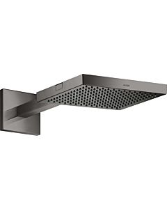 hansgrohe Axor Starck head shower 10925330 with shower arm, wall mounting, 240x240mm, 1jet, polished black chrome