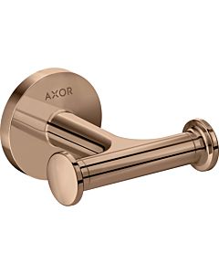 hansgrohe Axor hand tuck hook 42812300 double, wall mounting, polished red gold