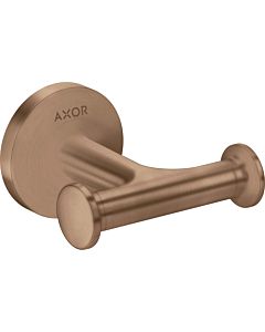 hansgrohe Axor hand tuck hook 42812310 double, wall mounting, brushed red gold