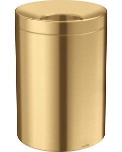 hansgrohe Axor waste bin 42872250 free-standing, brushed gold optic