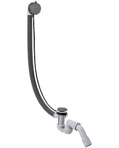 hansgrohe Flexaplus complete set 58318340 waste and overflow set, brushed black chrome
