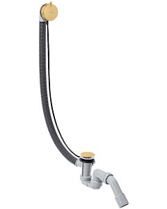 hansgrohe Flexaplus complete set 58318250 waste and overflow set, brushed gold optic