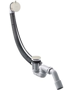 hansgrohe Flexaplus complete set 58316800 waste and overflow set, stainless steel optic