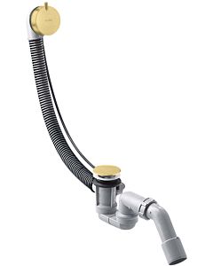 hansgrohe Flexaplus complete set 58316950 waste and overflow set, brushed brass