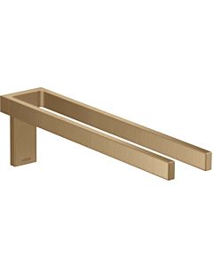 hansgrohe Axor towel holder 42622140 380mm, two-armed, fixed, brushed bronze