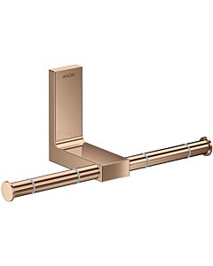 hansgrohe Axor Papierrollenhalter 42657300 doppelt, Wandmontage, polished red gold