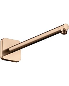 hansgrohe Brausearm 26967300 390mm, eckig, polished red gold