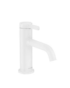 hansgrohe Axor One Wash basin mixer 48001700 projection 130mm, non-closable waste fitting, matt white