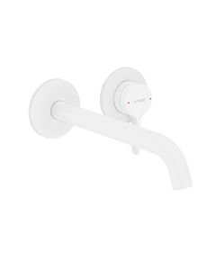 hansgrohe Axor One Finishing set 48120700 Concealed fitting, with lever handle and spout 220mm, matt white