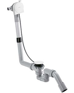 hansgrohe Exafill complete set 58307700 bath spout, waste and overflow set, matt white