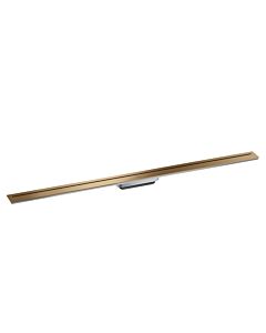 hansgrohe Drain shower channel 42524140 1200mm, ready-made set, free in space, brushed bronze