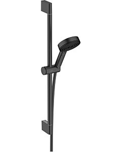 hansgrohe Pulsify Select S shower set 24160670 matt black, 3jet, relaxation, with shower rail 65cm