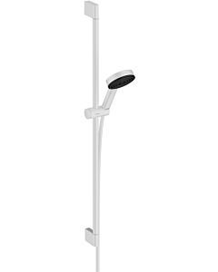 hansgrohe Pulsify Select S shower set 24170700 3jet, relaxation, with shower rail 90cm, matt white