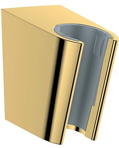 hansgrohe Porter shower holder 28331990 fixed holding position, made of plastic, polished gold optic