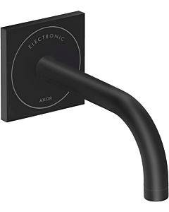 hansgrohe Axor Uno electronic basin mixer 38119670 concealed, with spout 165mm, for wall mounting, matt black