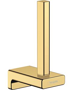 hansgrohe AddStoris spare paper holder 41756990 wall mounting, metal, polished gold optic