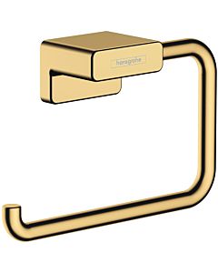 hansgrohe AddStoris Papierrollenhalter 41771990 without cover, wall mounting, metal, polished gold optic