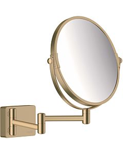 hansgrohe AddStoris shaving mirror 41791140 wall mounting, brushed bronze