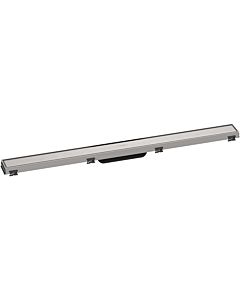 hansgrohe RainDrain Match shower channel 56040800 90cm, finish set, with height-adjustable Rahmen , brushed stainless steel