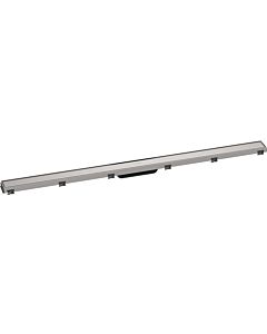 hansgrohe RainDrain Match shower channel 56042800 120cm, finish set, with height-adjustable Rahmen , brushed stainless steel