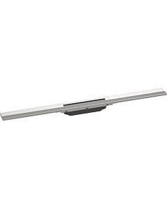 hansgrohe RainDrain Flex shower channel 56044800 80cm, finish set, can be shortened, stainless steel optic