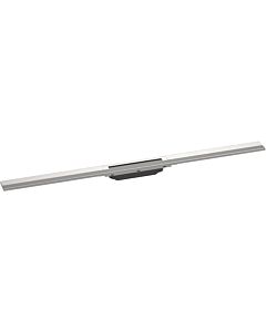 hansgrohe RainDrain Flex shower channel 56046800 100cm, finish set, can be shortened, stainless steel optic