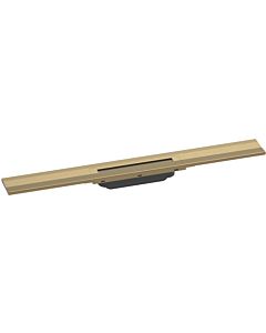 hansgrohe RainDrain Flex shower channel 56050140 70cm, finish set, can be shortened, for wall mounting, brushed bronze
