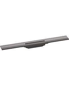 hansgrohe RainDrain Flex shower channel 56050340 70cm, finish set, can be shortened, for wall mounting, brushed black chrome