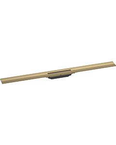 hansgrohe RainDrain Flex shower channel 56053140 100cm, finish set, can be shortened, for wall mounting, brushed bronze
