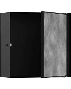 hansgrohe XtraStoris wall niche 56091670 30x30x14cm, with tileable door, matt black