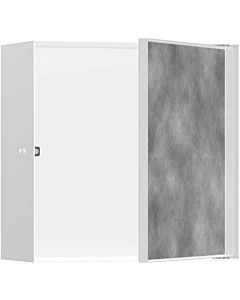 hansgrohe XtraStoris wall niche 56091700 30x30x14cm, with tileable door, matt white