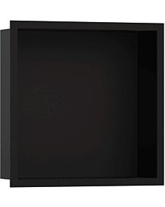 hansgrohe XtraStoris wall niche 56098670 30x30x10cm, with design frame, matt black, matt black