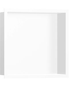 hansgrohe XtraStoris wall niche 56099700 30x30x10cm, with design frame, matt white, matt white