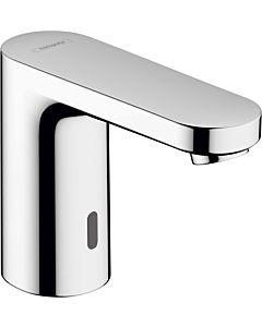hansgrohe Vernis Blend electronic basin mixer 71504000 mains connection 230 V, for cold water or pre-mixed water, chrome