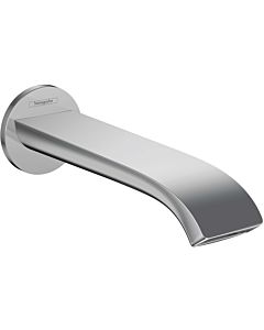 hansgrohe bath spout 75410000 wall mounting, projection 202mm, chrome