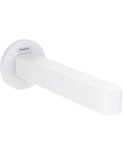hansgrohe bath spout 76410700 wall mounting, projection 174mm, matt white
