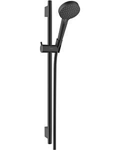 hansgrohe Vernis Blend set de douche 100 Vario 26423670 EcoSmart, avec barre de douche S Puro 65cm, noir mat