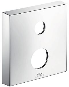 hansgrohe Axor extension rosette 14967000 2-hole, square, chrome