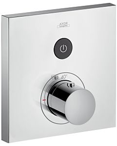 hansgrohe Axor ShowerSelect Square Thermostat  36714000,Unterputz Thermostat, 1 Verbraucher, chro