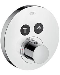 hansgrohe Axor ShowerSelect Round Thermostat  36723000  Thermostat, 2 Verbraucher, chrom