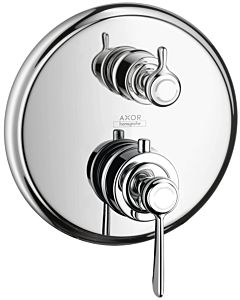 hansgrohe Axor Montreux hansgrohe Axor Montreux concealed thermostatic mixer, with shut-off / diverter valve, lever handle, brushed nickel