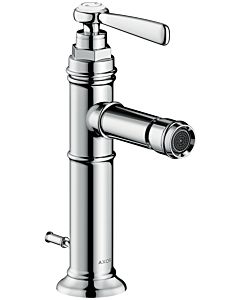 hansgrohe Axor Montreux fitting 16526820 projection 110mm, with pull-rod waste set, lever handles, brushed nickel